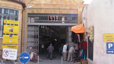 The entrance to the Lefkosa Bandabuliya, Nicosia, North Cyprus