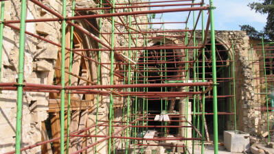 The renovations of the Bedesten, Nicosia, north cyprus