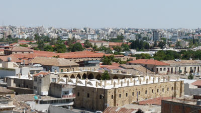 Buyuk Han from the Saray Hotel, North Nicosia