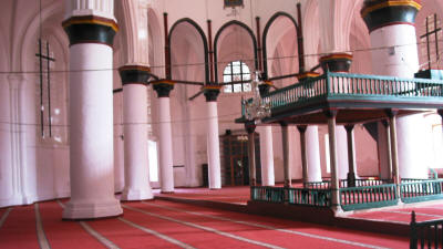 The interior of the Selimiye Mosque, Nicosia, north cyprus