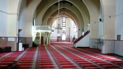 The interior of the Omeriye Mosque, Nicosia, South Cyprus