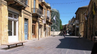 The Phaneromeni area of Nicosia, South Cyprus