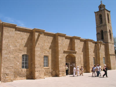 St John's cathedral western exterior, Nicosia, South Cyprus.