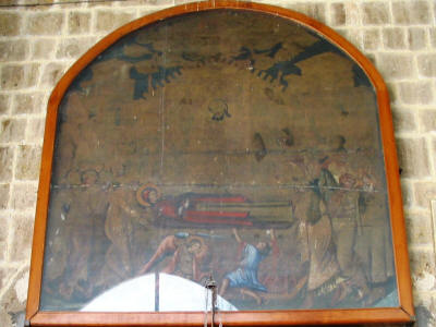 The assumption of the Virgin Mary at the church of Archangel Michael Trypiotis, Nicosia, South Cyprus