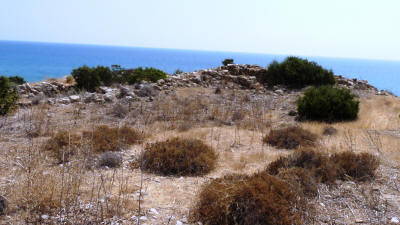 The collapsed wall and tower