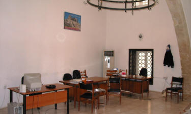 The Akkule mosque interior, used as a Tourist Information Centre, famagusta, North Cyprus