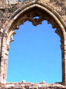 The windodw of the Carmelite Church, Famagusta, March 2008