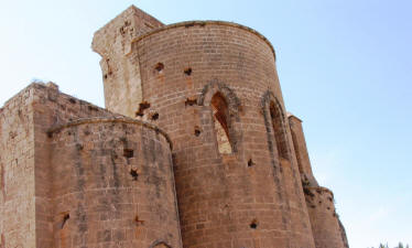 Siege damage from 1570 on St George of the Greeks church, Famagusta