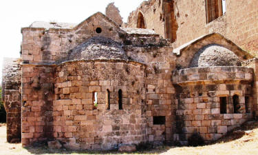 Exterior of Agios Simeon church, famagusta, North Cyprus