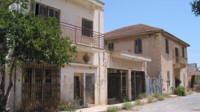Properties abandoned in 1974 at Varosha, Famagusta, North Cyprus