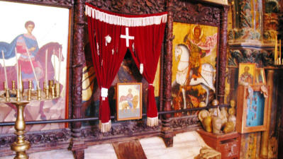 The tomb of St Mamas at the monastery, Guzelyurt, North Cyprus