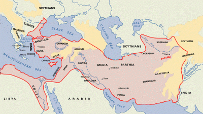 The Persion Empire around 490BC