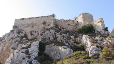 Kantara Castle, near Iskele, North cyprus