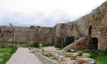 The Courtyard of Kyrenia castle, North Cyprus
