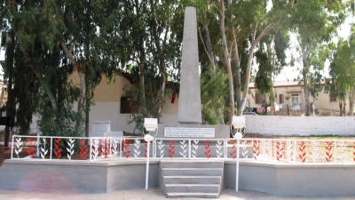 The Gaziveren memorial at Lefke, North Cyprus