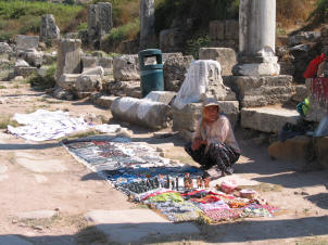 A street trader at Perge