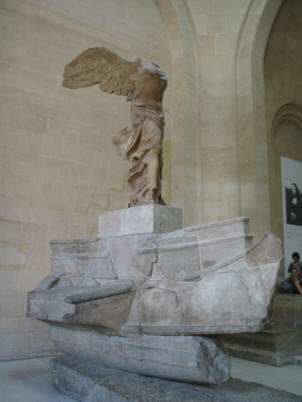The Victory of Samothrace at the Louvre, Paris