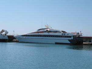 The Tasucu/Girne catamaran