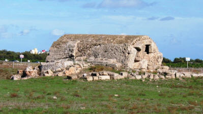 St Catherine's prison. Tomb 50 at the Royal Tombs, Salamis, near Famagusta, North Cyprus