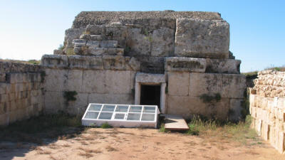 Tomb 50 at the Royal tombs, Salamis, near Famagusta, North Cyprus