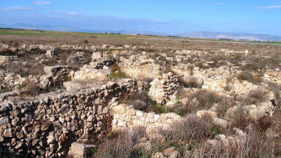 The ruins of Enkomi (Alasia) at Tuzla, near Famagusta, North Cyprus