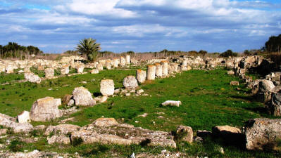 St Epiphanios' basilica, Salamis near Famagusta, North cyprus