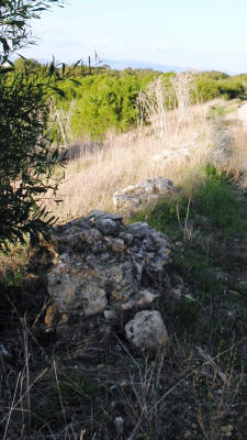 An early city wall at salamis, near Famagusta, North Cyprus