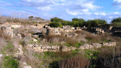 The temple of Zeus Salaminios at Salamis, near Famagusta, North Cyprus