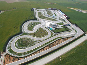 The Zet Karting circuit, near Nicosia, North Cyprus