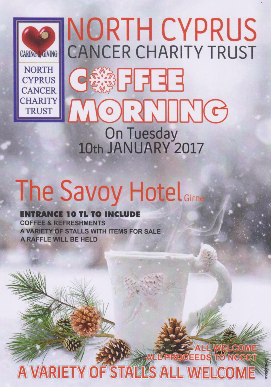 NCCCT coffee morning, 10th January 2017